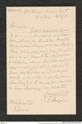 Nachlass Franz Steindachner, Brief von E. Higgins an Franz Steindachner (04.04.1877), Inv.Nr. 222.01, Seite 1